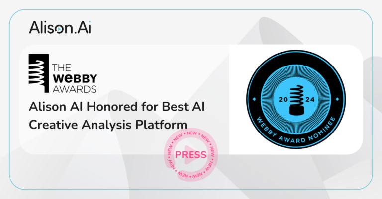 Alison AI Recognized as a Webby Honoree for Its Best AI Creative Analysis Platform in the 28th Annual Webby Awards